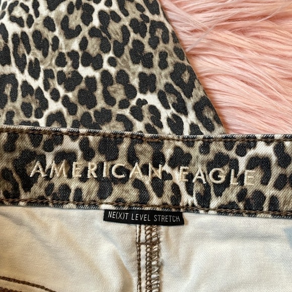 American Eagle Next Level Stretch Hi Rise Leopard Print Jegging Size‎ 8 - Picture 2 of 7